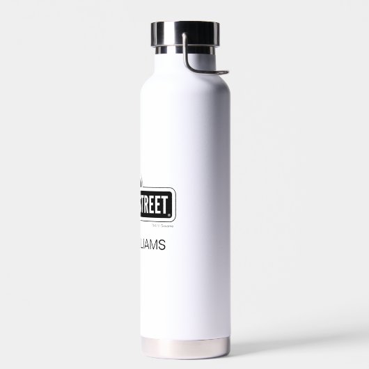 Sesamstraat | B&W Logo | Jouw namen toevoegen Waterfles (Links)