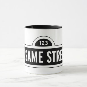 Sesamstraat   B&W Logo Mok