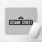 Sesamstraat | B&W Logo Muismat (Met muis)