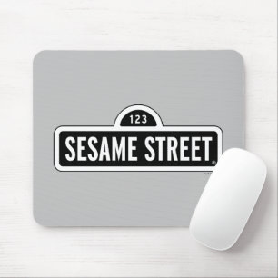 Sesamstraat   B&W Logo Muismat