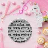 Sesamstraat | B&W Logo Papieren Bordje (Feest)