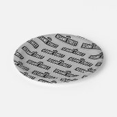 Sesamstraat | B&W Logo Papieren Bordje (Gekanteld)