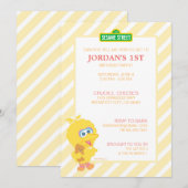 Sesamstraat Baby Big Bird Verjaardag Kaart (Voorkant / Achterkant)