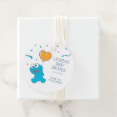 Sesamstraat | Baby shower Koekjesmonster Bedankjes Labels (In situ)