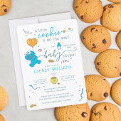 Sesamstraat | Baby shower Koekjesmonster Kaart