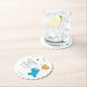Sesamstraat | Baby shower Koekjesmonster Kartonnen Onderzetters (Insitu)