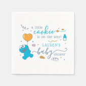 Sesamstraat | Baby shower Koekjesmonster Servet (Voorkant)