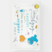 Sesamstraat | Baby shower Koekjesmonster Spandoek (Verticaal)