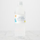 Sesamstraat | Baby shower Koekjesmonster Waterfles Etiket (Voorkant)