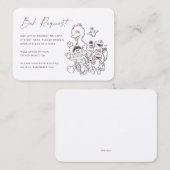 Sesamstraat Baby Verzoek om Invoegen Plaatskaartje (Voorkant / Achterkant)