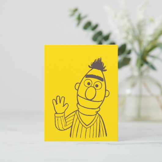 Sesamstraat | Bert Bright Briefkaart (Staand voorkant)
