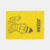 Sesamstraat | Bert Bright | Jouw namen toevoegen Fleece Deken (Voorkant (Horizontaal))