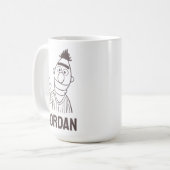 Sesamstraat | Bert Bright | Jouw namen toevoegen Koffiemok (Voorkant links)