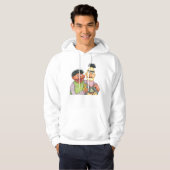 Sesamstraat Bert en Ernie Waterverf Hoodie (Voorkant volledig)