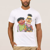 Sesamstraat Bert en Ernie Waterverf T-shirt (Voorkant)