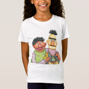 Sesamstraat Bert en Ernie Waterverf T-shirt