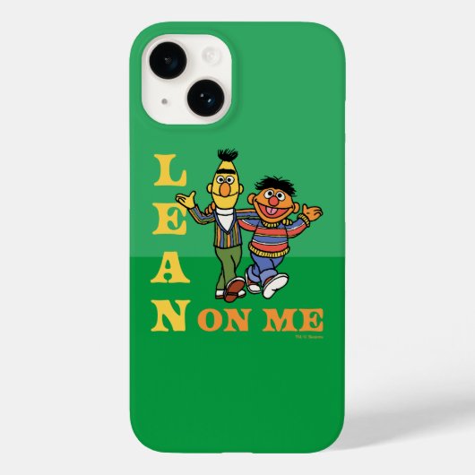 Sesamstraat | Bert & Ernie Lean op Mij Case-Mate iPhone Case (Achterkant)