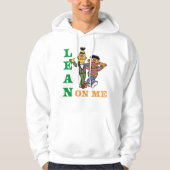 Sesamstraat | Bert & Ernie Lean op Mij Hoodie (Voorkant)