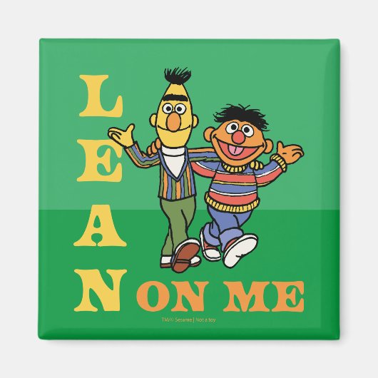 Sesamstraat | Bert & Ernie Lean op Mij Magneet (Voorkant)