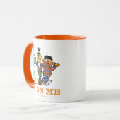 Sesamstraat | Bert & Ernie Lean op Mij Mok (Voorkant links)