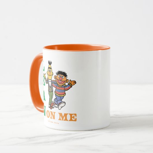 Sesamstraat | Bert & Ernie Lean op Mij Mok (Voorkant links)