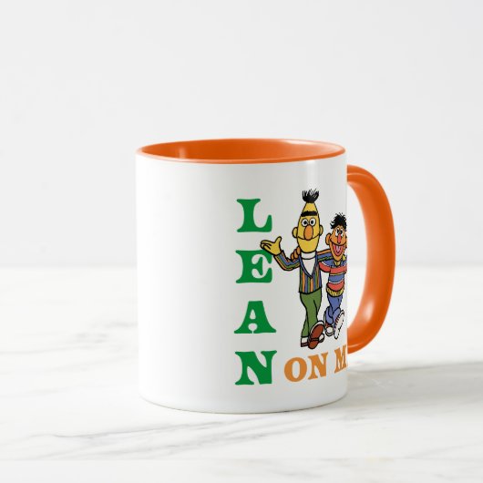 Sesamstraat | Bert & Ernie Lean op Mij Mok (Voorkant rechts)