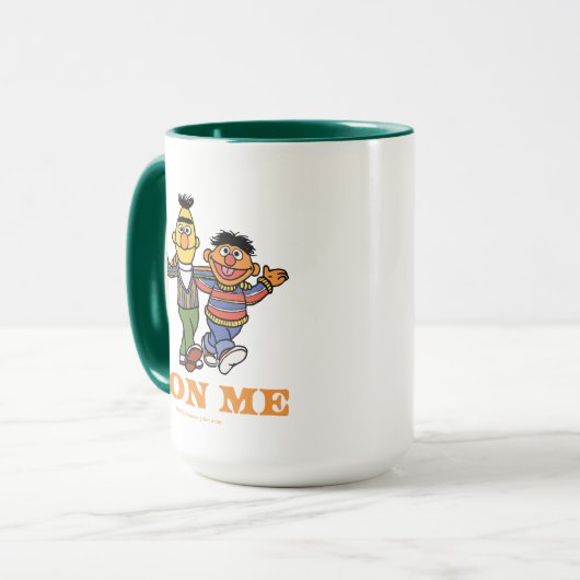 Sesamstraat | Bert & Ernie Lean op Mij Mok (Voorkant links)