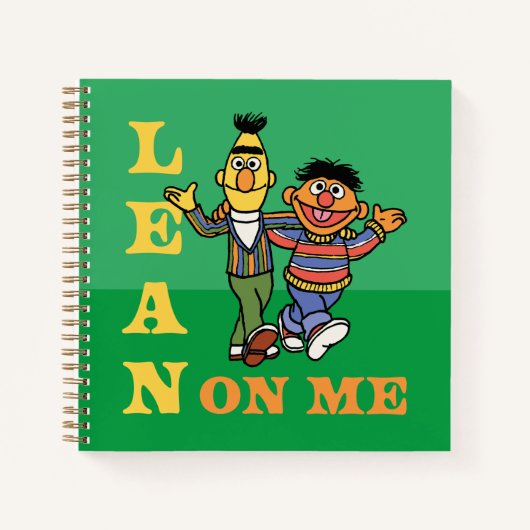 Sesamstraat | Bert & Ernie Lean op Mij Notitieboek (Voorkant)