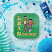 Sesamstraat | Bert & Ernie Lean op Mij Papieren Bordje (Feest)