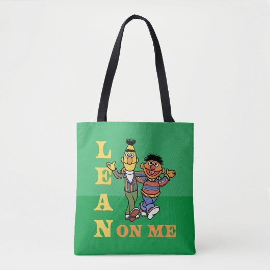 Sesamstraat | Bert & Ernie Lean op Mij Tote Bag (Voorkant)