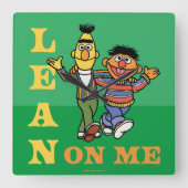Sesamstraat | Bert & Ernie Lean op Mij Vierkante Klok (Voorkant)