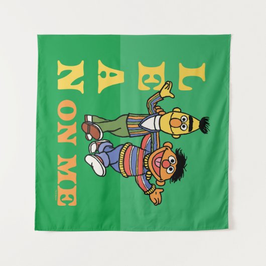 Sesamstraat | Bert & Ernie Lean op Mij Wandkleed (Voorkant (horizontaal))