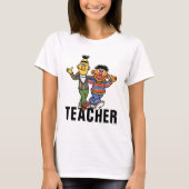 Sesamstraat | Bert & Ernie Teacher T-shirt (Voorkant)