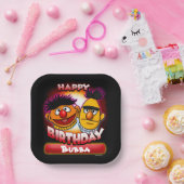 Sesamstraat | Bert & Ernie thema verjaardag Papieren Bordje (Feest)