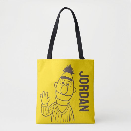 Sesamstraat | Bert | Jouw namen toevoegen Tote Bag (Voorkant)