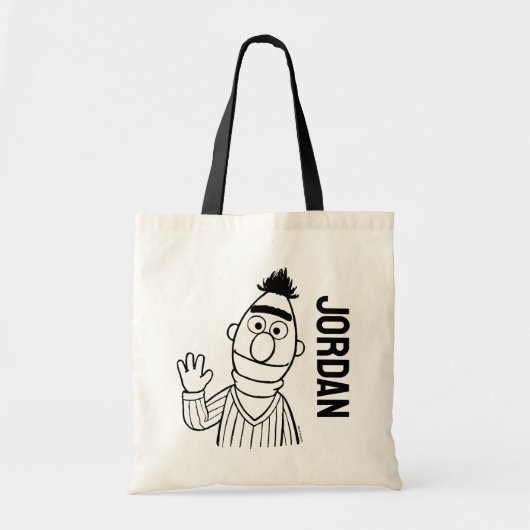 Sesamstraat | Bert | Jouw namen toevoegen Tote Bag (Voorkant)