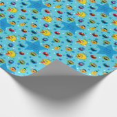 Sesamstraat| Best Friends Star-patroon Cadeaupapier (Hoek)