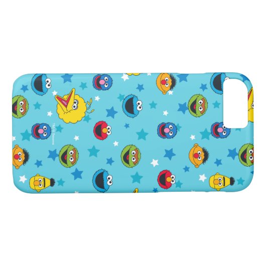 Sesamstraat | Best Friends Star Pattern Case-Mate iPhone Case (Achterkant (Horizontaal))