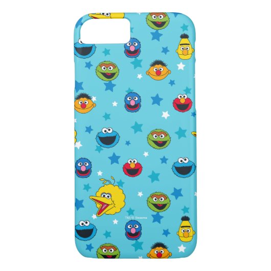 Sesamstraat | Best Friends Star Pattern Case-Mate iPhone Case (Achterkant)