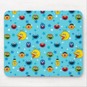 Sesamstraat   Best Friends Star Pattern Muismat