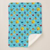 Sesamstraat | Best Friends Star Pattern Sherpa Deken (Voorkant)