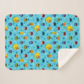 Sesamstraat | Best Friends Star Pattern Sherpa Deken (Voorkant (horizontaal))