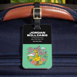 Sesamstraat   Beste gele vogelpels Bagagelabel