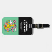 Sesamstraat | Beste gele vogelpels Bagagelabel (Voorkant horizontaal)