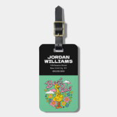 Sesamstraat | Beste gele vogelpels Bagagelabel (Voorkant verticaal)