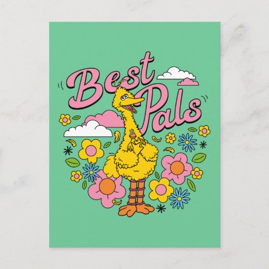Sesamstraat | Beste gele vogelpels Briefkaart (Voorkant)