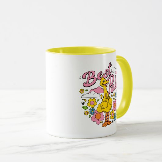 Sesamstraat | Beste gele vogelpels Mok (Voorkant rechts)