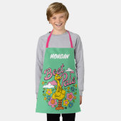 Sesamstraat | Beste gele vogelpels | Naam toevoege Schort (Gedragen)