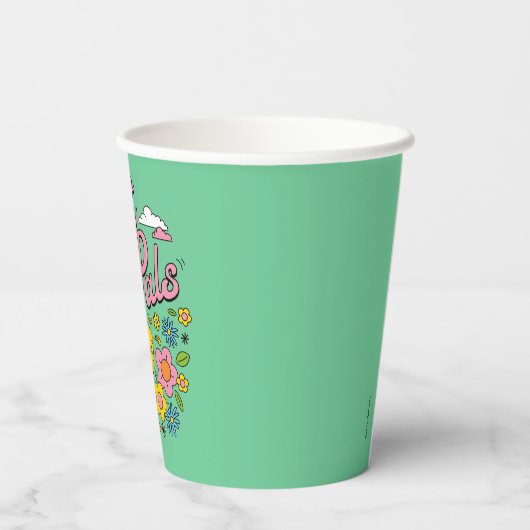 Sesamstraat | Beste gele vogelpels Papieren Bekers (Achterkant)