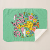 Sesamstraat | Beste gele vogelpels Sherpa Deken (Voorkant (horizontaal))